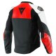 Dainese Sportiva Motorrad-Jacke mattschwarz rot weiß