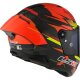 LS2 FF805 Thunder GP Aero Fire Carbon-Helm rot schwarz