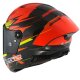 LS2 FF805 Thunder GP Aero Fire Carbon-Helm rot schwarz