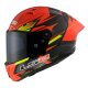 LS2 FF805 Thunder GP Aero Fire Carbon-Helm rot schwarz