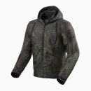 Revit Flare 2 Motorrad-Hemd Camo dunkelgrau