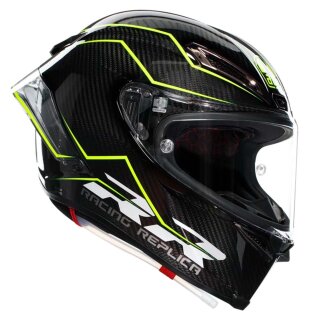 AGV Pista GP RR Performante Carbon-Helm Carbon lime grün