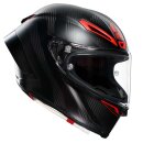AGV Pista GP RR Intrepido Carbon-Helm mattschwarz rot