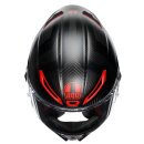 AGV Pista GP RR Intrepido Carbon-Helm mattschwarz rot