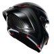 AGV Pista GP RR Intrepido Carbon-Helm mattschwarz rot