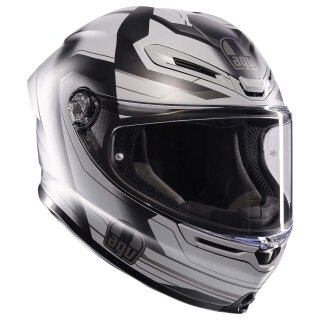 AGV K6 S Ultrasonic Integral-Helm mattschwarz grau