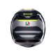 AGV K3 Shade Integral-Helm grau neongelb