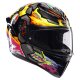 AGV K1 S Bezzecchi 2023 Helm Replica gelb violett