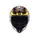 AGV K1 S Bezzecchi 2023 Helm Replica gelb violett