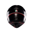 AGV K1 S Lap Integral-Helm mattschwarz grau rot