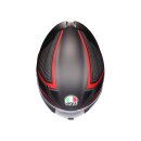 AGV K1 S Sling Integral-Helm mattschwarz rot