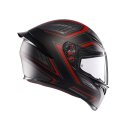 AGV K1 S Sling Integral-Helm mattschwarz rot