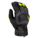 Klim Badlands Aero Pro Kurz Motorrad-Handschuh schwarz neongelb