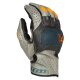 Klim Badlands Aero Pro Kurz Motorrad-Handschuh blau orange