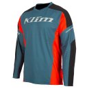 Klim XC Pro Motocross-Hemd Redrock rot Petrol blau