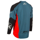 Klim XC Pro Motocross-Hemd Redrock rot Petrol blau