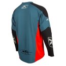 Klim XC Pro Motocross-Hemd Redrock rot Petrol blau