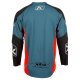 Klim XC Pro Motocross-Hemd Redrock rot Petrol blau