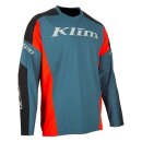 Klim XC Pro Motocross-Hemd Redrock rot Petrol blau