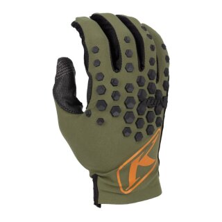 Klim XC Pro Motocross-Handschuh Winter Moss grün