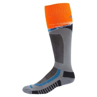 Klim Aggressor Vented Socken Twoually grau orange