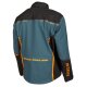 Klim Enduro S4 Regen-Jacke Petrol blau Strike orange