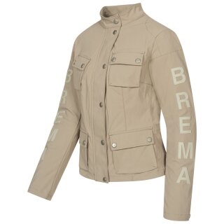 Brema Silver Vase Compact Damen Motorrad-Jacke Urban Beige