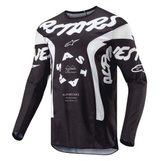 Alpinestars Racer Hana Motocross Hemd schwarz weiß