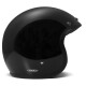 DMD Retro Motorrad Jet-Helm Uni Solid Black schwarz