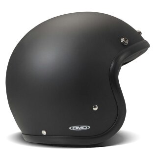 DMD Retro Motorrad Jet-Helm Uni Matt Black schwarz