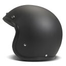 DMD Retro Motorrad Jet-Helm Uni Matt Black schwarz