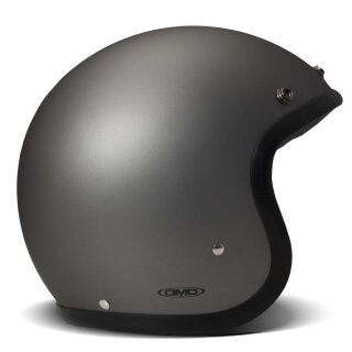 DMD Retro Motorrad Jet-Helm Uni Matt Grey grau