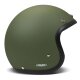 DMD Retro Motorrad Jet-Helm Uni Matt Green grün