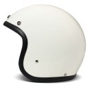 DMD Retro Motorrad Jet-Helm Uni Cream weiß