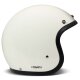 DMD Retro Motorrad Jet-Helm Uni Cream weiß