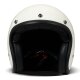 DMD Retro Motorrad Jet-Helm Uni Cream weiß