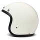 DMD Retro Motorrad Jet-Helm Uni Cream weiß