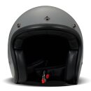 DMD Retro Motorrad Jet-Helm Uni Crayon Grey grau