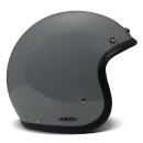 DMD Retro Motorrad Jet-Helm Uni Crayon Grey grau