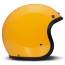 DMD Retro Motorrad Jet-Helm Uni Yellow gelb