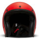 DMD Retro Motorrad Jet-Helm Uni Red rot