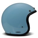 DMD Retro Motorrad Jet-Helm Uni Light Blue