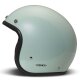 DMD Retro Motorrad Jet-Helm Uni Lattementa blau türkis