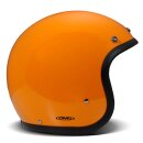 DMD Retro Motorrad Jet-Helm Uni Orange