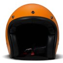 DMD Retro Motorrad Jet-Helm Uni Orange