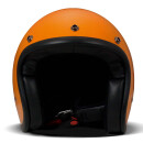 DMD Retro Motorrad Jet-Helm Uni Orange