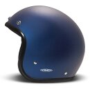 DMD Retro Deep Motorrad Jet-Helm Matt Blue matt blau