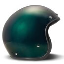 DMD Retro Deep Motorrad Jet-Helm Green grün