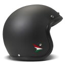 DMD Retro ITA Motorrad Jet-Helm Black mattschwarz