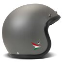 DMD Retro ITA Motorrad Jet-Helm Grey matt grau